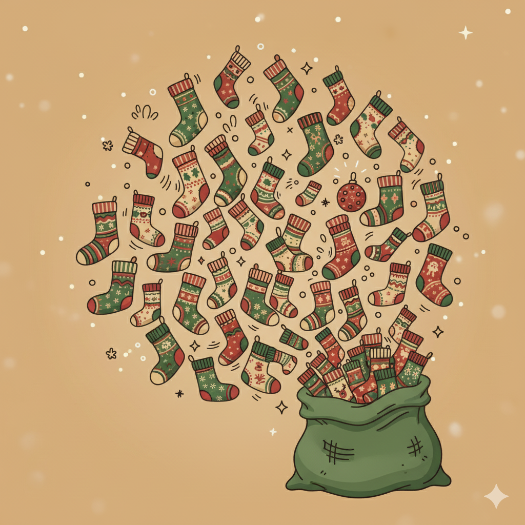 skarpetki świąteczne