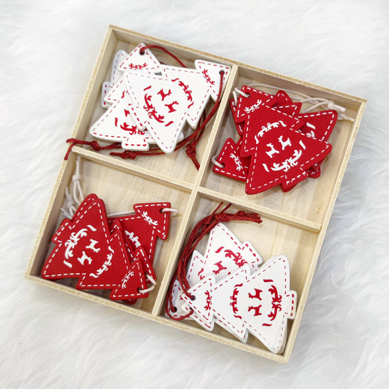 Drewniane Zawieszki Dzwonki w Pudełku (12 szt.)